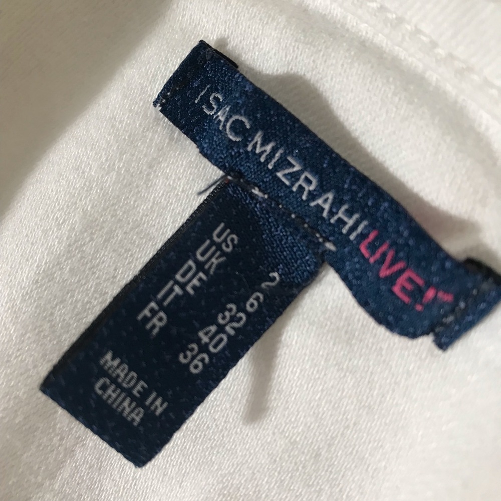 Isaac Mizrahi White Jean Jacket - Picture 5 of 5